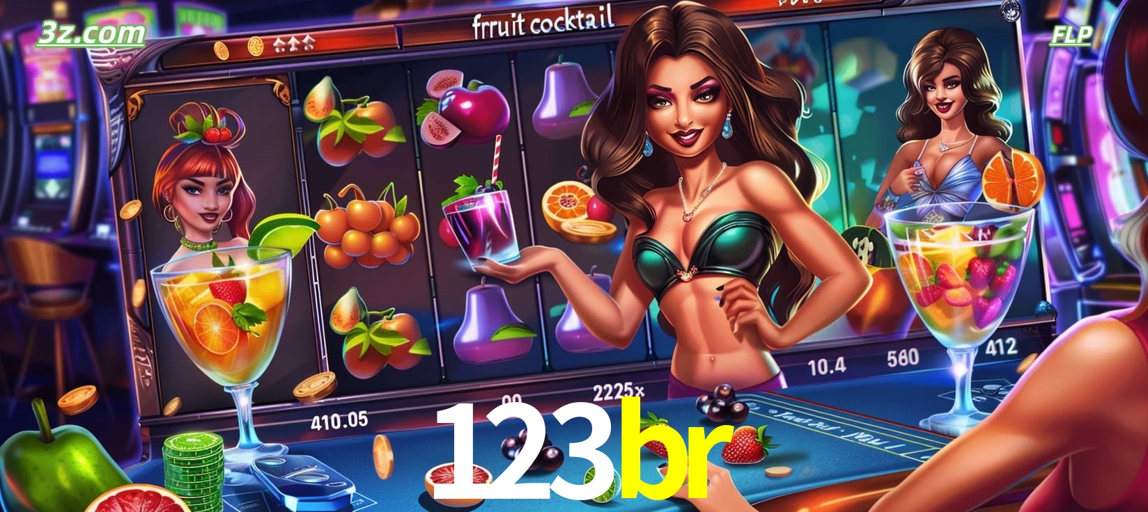 Cassino online 123br Brasil com slot Fruit Cocktail divertido