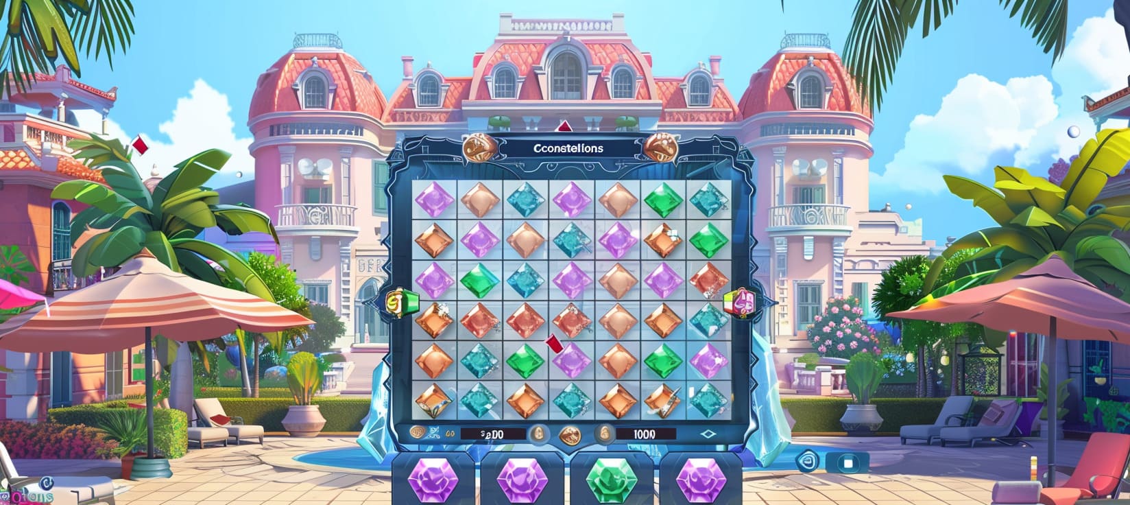 123br Constellations slot game cassino online com pedras preciosas