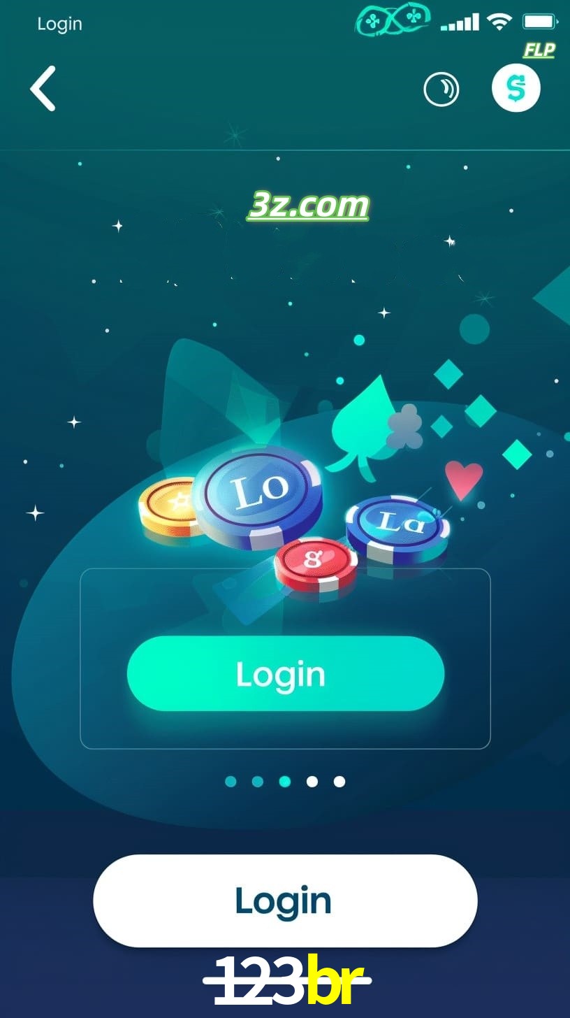 Login no aplicativo de cassino online 123br Brasil com bônus de boas-vindas